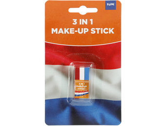 Schmink Stick Rood-Wit-Blauw