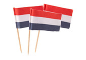 Prikkers Nederlandse vlag - 50 stuks