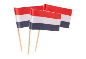Prikkers Nederlandse vlag - 50 stuks