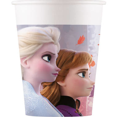Bekers Papier Composteerbaar Frozen 2 - 8 stuks
