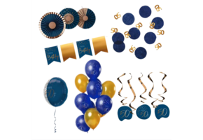 Deluxe Versierpakket  50 Jaar Blauw