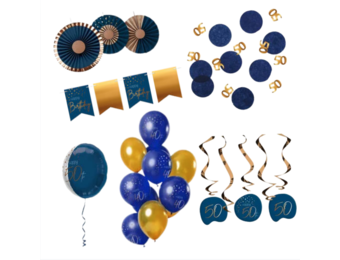 Deluxe Versierpakket  50 Jaar Blauw