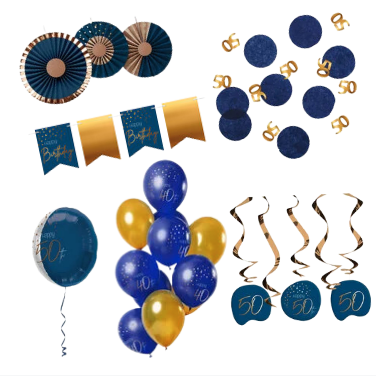 DeluxeVersierpakket 50 Jaar Blauw