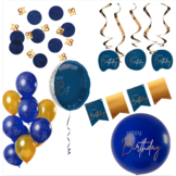 Deluxe Feestpakket 18 Jaar Blauw