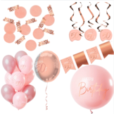 Deluxe Feestpakket 50 Jaar Roze