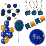 Deluxe Feestpakket 60 Jaar Blauw