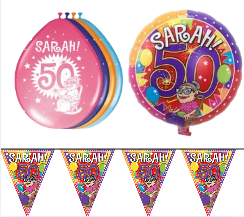 Sarah 50 Jaar S Pakket