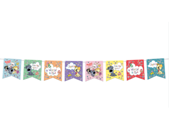 Vlaggenlijn Woezel en Pip