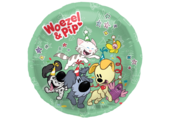 Folieballon - Woezel en Pip