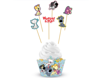 Cupcake Decoratie Set - Woezel en Pip