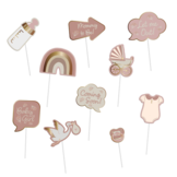 Photobooth Set - Babyshower Girl