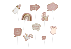 Photobooth Set - Babyshower Girl