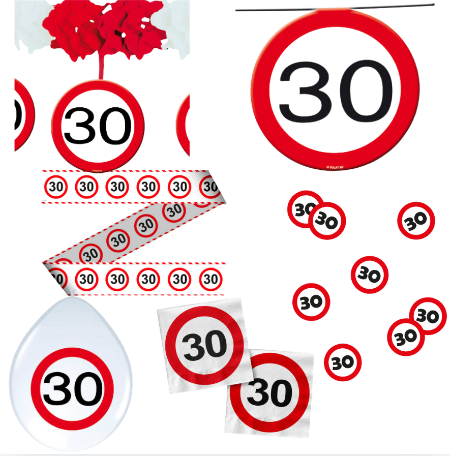 30 Jaar Verkeersbord Pakket