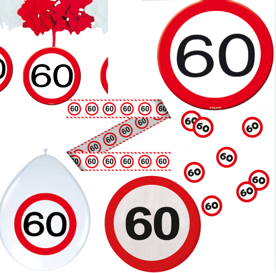 60 Jaar Verkeersbord Pakket