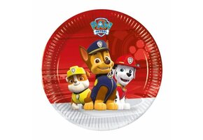 8 Papieren borden 20cm Paw Patrol