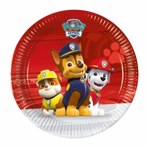 8 Papieren borden 20cm Paw Patrol