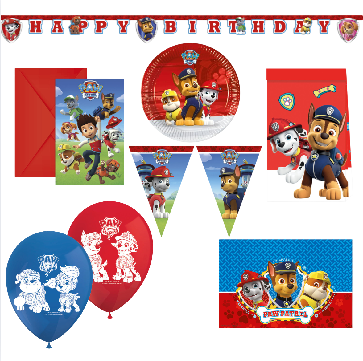 Paw Patrol- Feestpakket
