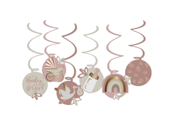 Hang Deco Meisje- 6 stuks