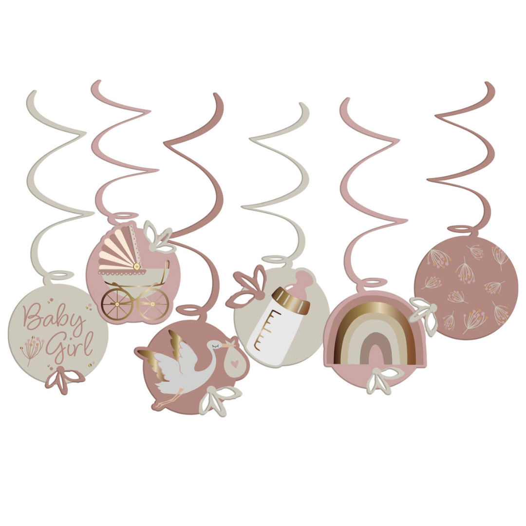 Hang Deco Meisje- 6 stuks