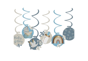 Hang Deco Jongen - 6 stuks