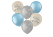 Latex Ballonnen-Jongen - 6 Stuks