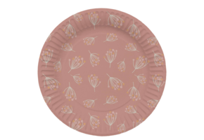 Papieren Borden Meisje -8 stuks