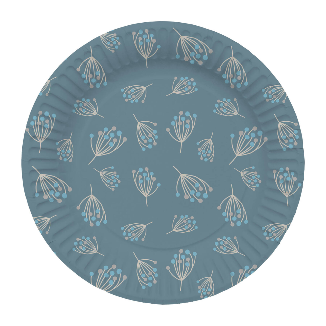 Papieren Borden Jongens -8 stuks