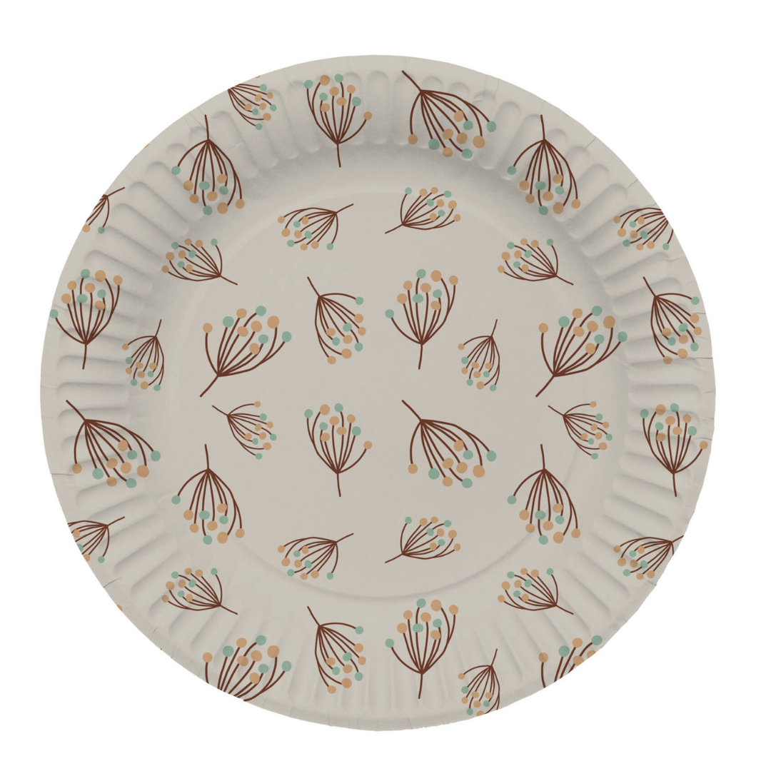 Papieren Borden Little  one- 8 Stuks