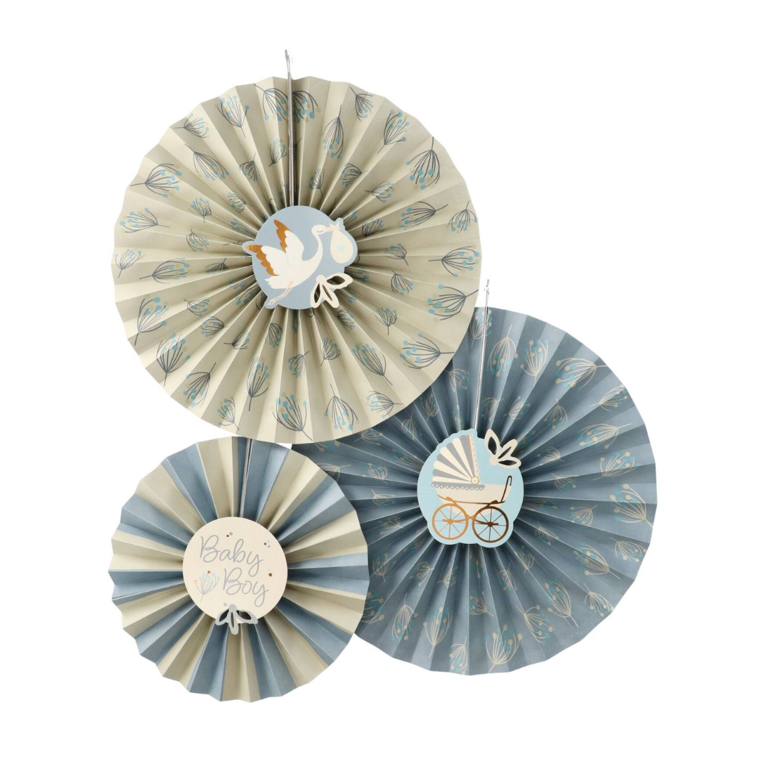 Decofan Set- Jongen 3 stuks