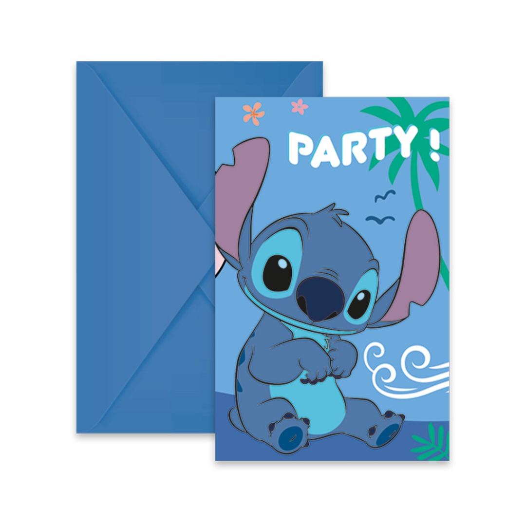 6 FSC Uitnodigingen en Enveloppen - Stitch & Angel