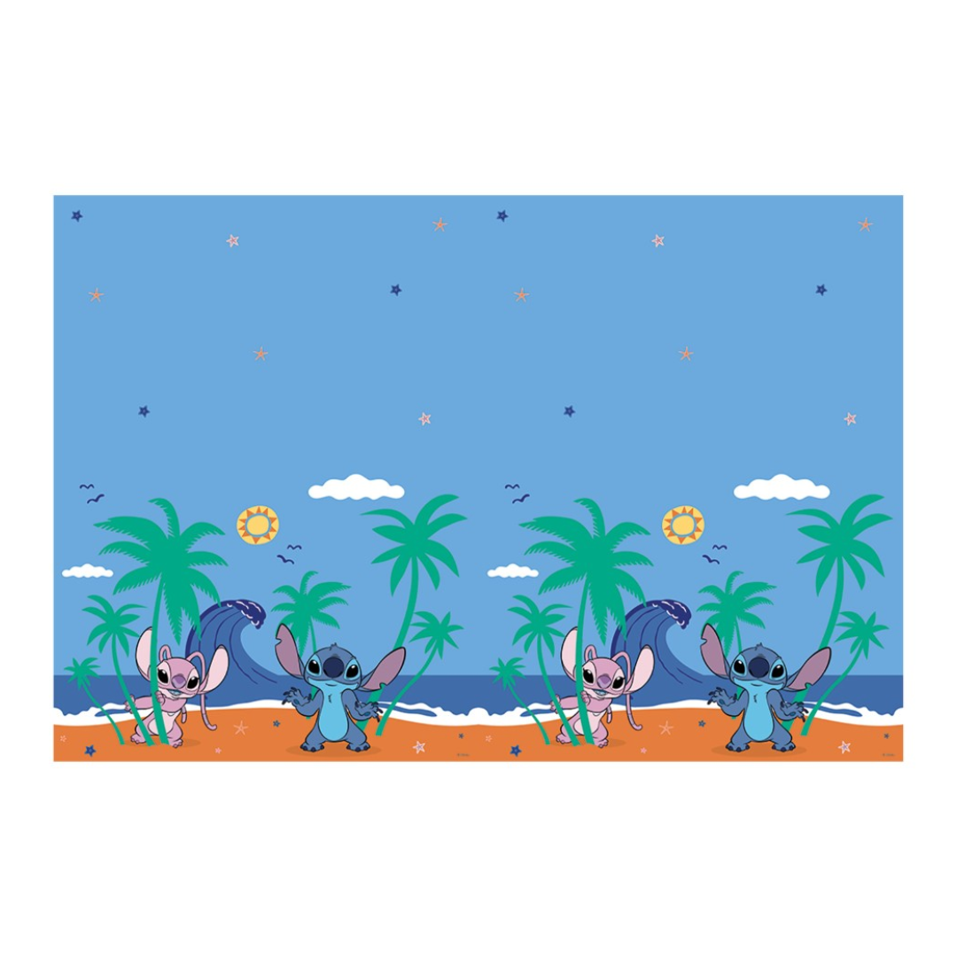 1 Plastic tafelkleed 120X180cm - Stitch & Angel