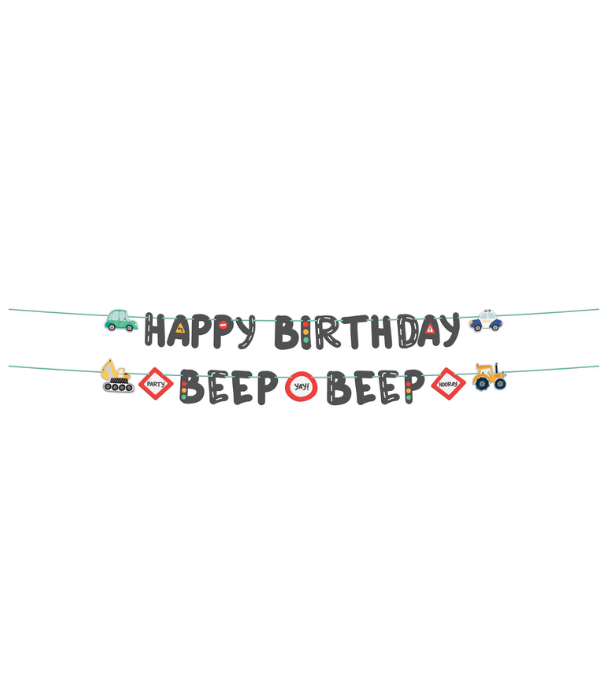 Wacky Wheels Letterslinger Set Happy Birthday