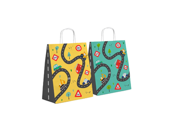 Cadeautasjes Wacky Wheels