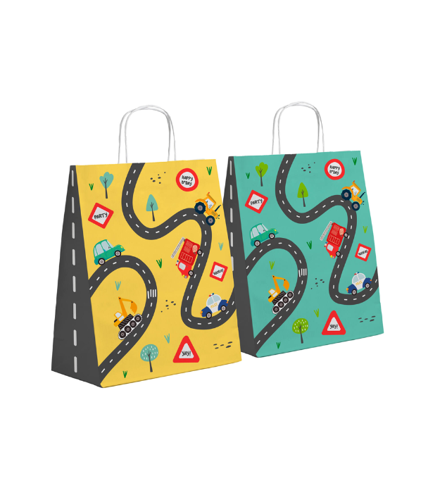 Cadeautasjes Wacky Wheels