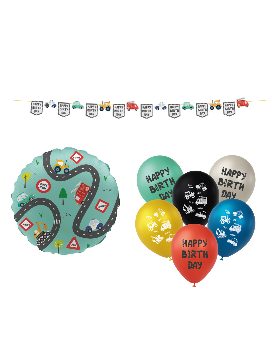 Wacky Wheels Feestpakket S