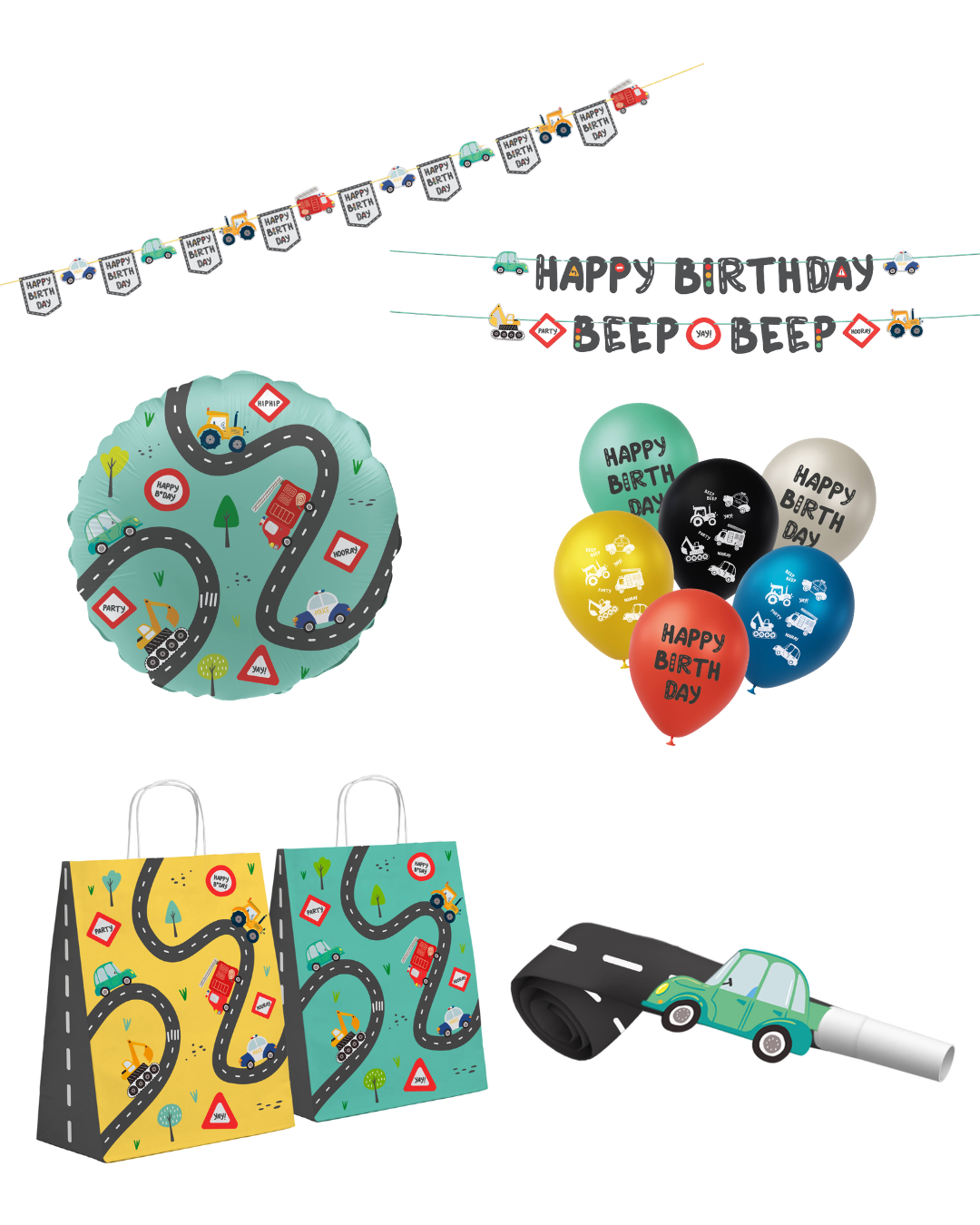 Wacky Wheels Feestpakket L