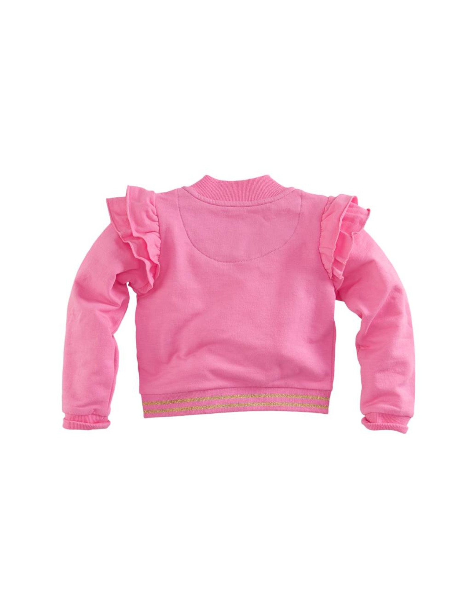 Rubber kiezen Controverse Vest Fabienne popping pink - Bij Broer & Zus