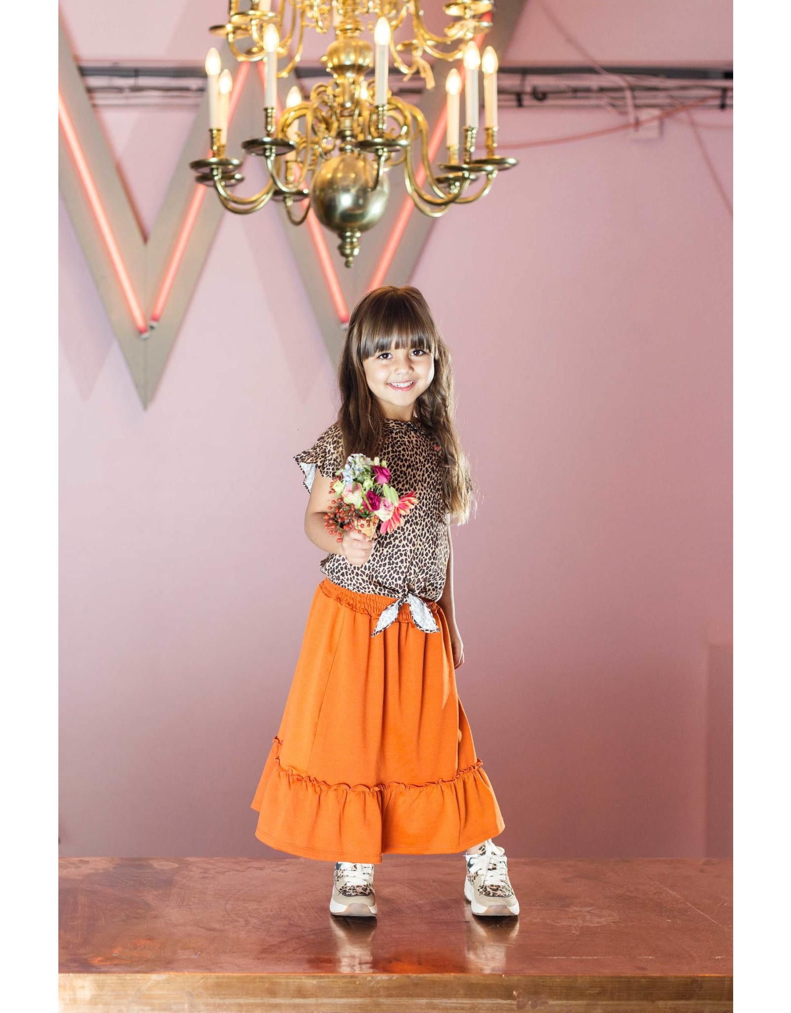 Looxs Little long skirt rust