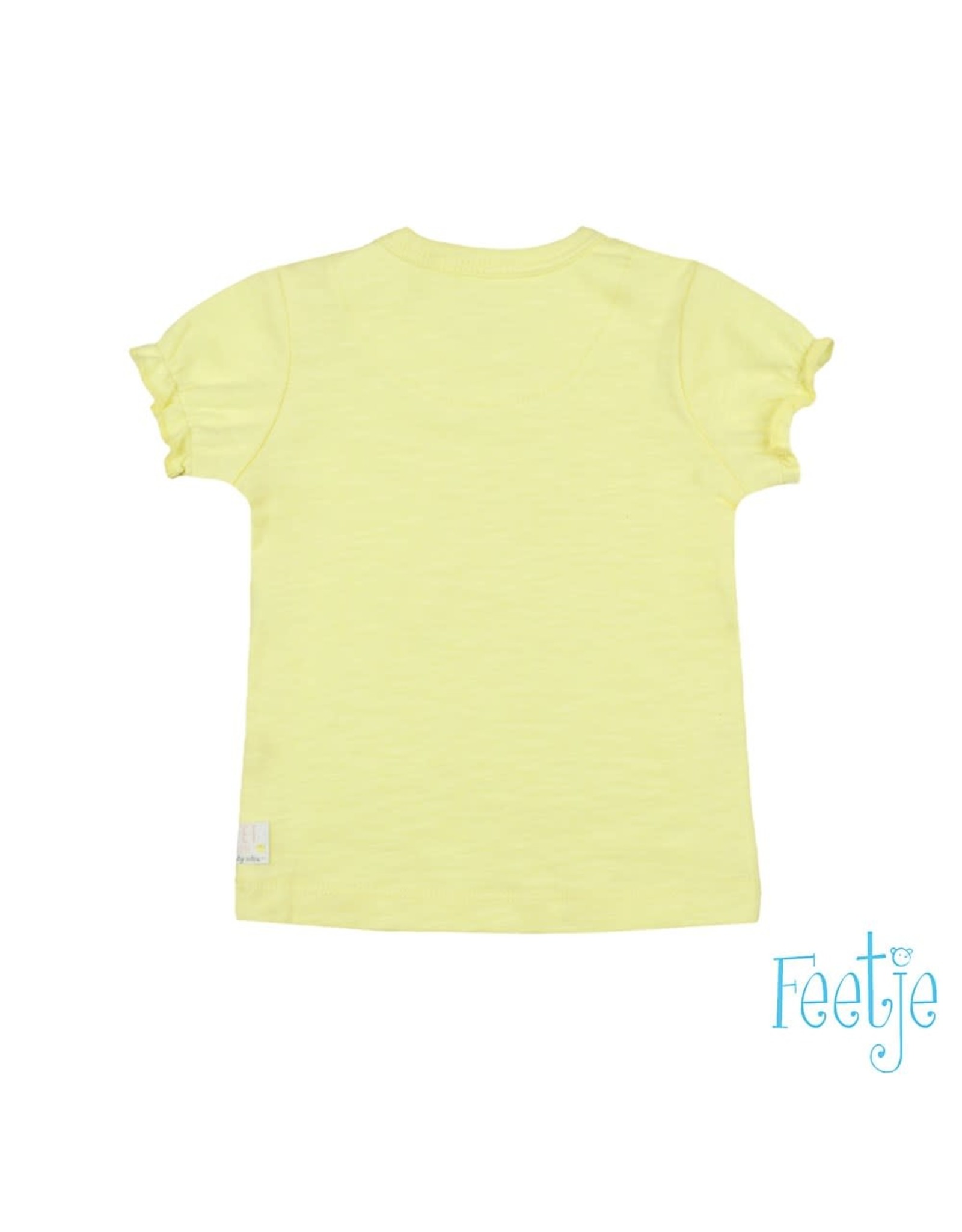Feetje T-shirt It's Giggle Time - Sweet By Nature Geel