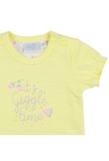 Feetje T-shirt It's Giggle Time - Sweet By Nature Geel