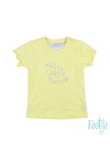 Feetje T-shirt It's Giggle Time - Sweet By Nature Geel