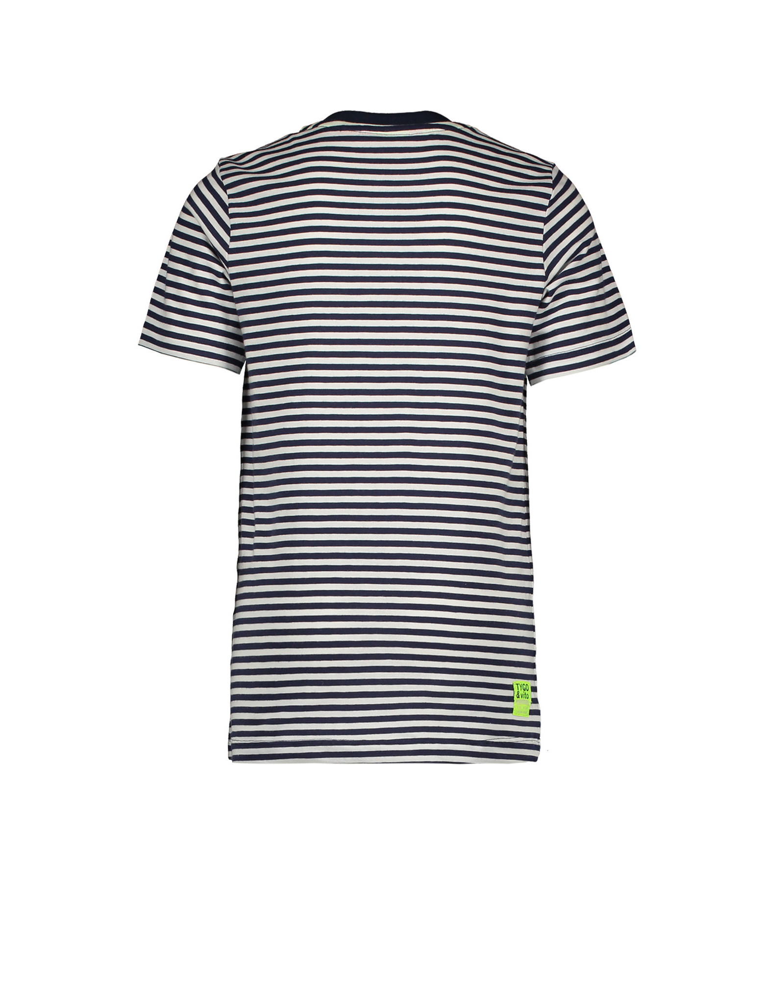 Tygo & vito T-shirt stripe RECKLESS 190 Navy