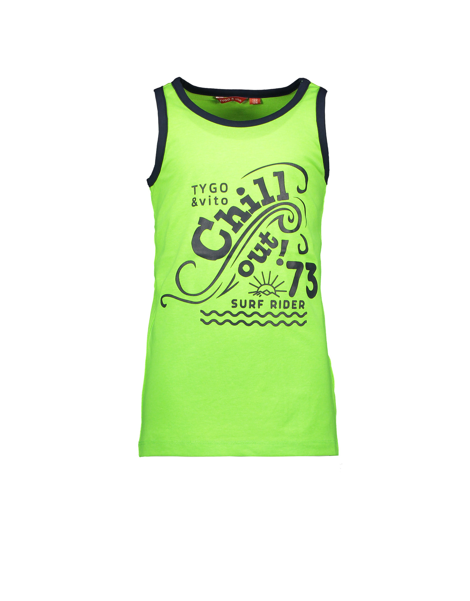 Tygo & vito Tanktop neon 347 Green gecko