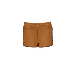 B-nosy Short fake suede with leo aop binding 570 Soft brown