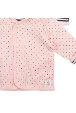 Feetje Omkeerbaar jasje met capuchon - Dots Antraciet melange NOS