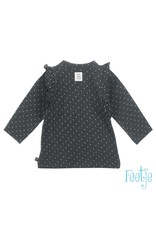 Feetje Longsleeve AOP - Dots Antraciet melange NOS