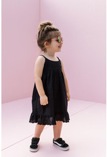 Looxs Little woven dress spaghe black