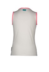 B-nosy Top with 2 ruffle layers and parrot chest artwork 5 Star white