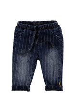 BESS Pants Denim striped Stone wash