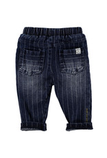 BESS Pants Denim striped Stone wash